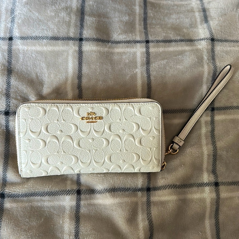 Coach Zip-Around Wristlet